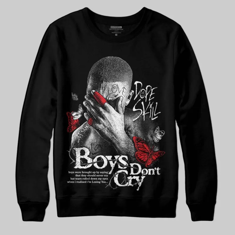 Rick Owens Black Leather Sneaker DopeSkill Sweatshirt Boys Don't Cry Graphic sold by DopeSkill