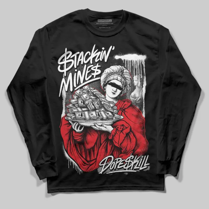 Rick Owens Black Leather Sneaker DopeSkill Long Sleeve T-Shirt Stackin Mines Graphic sold by DopeSkill