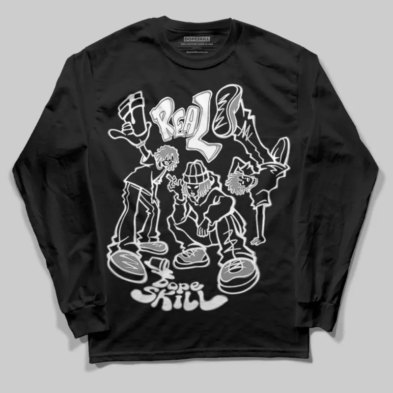 Rick Owens Black Leather Sneaker DopeSkill Long Sleeve T-Shirt Real Y2K Players Graphic sold by DopeSkill