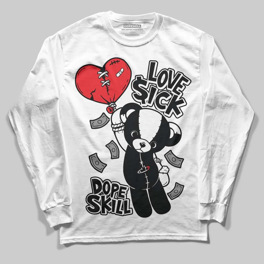 Rick Owens Black Leather Sneaker DopeSkill Long Sleeve T-Shirt Love Sick Graphic sold by DopeSkill product image thumbnail 2