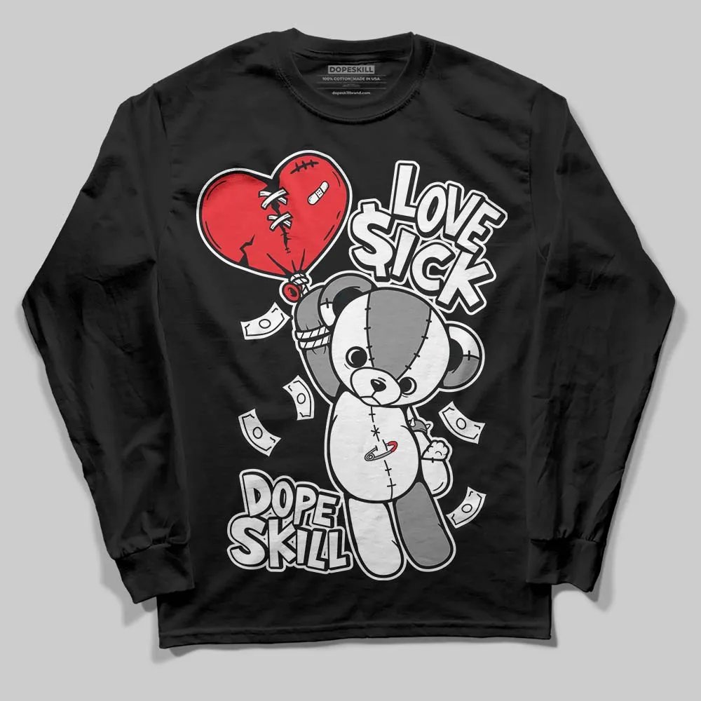 Rick Owens Black Leather Sneaker DopeSkill Long Sleeve T-Shirt Love Sick Graphic sold by DopeSkill