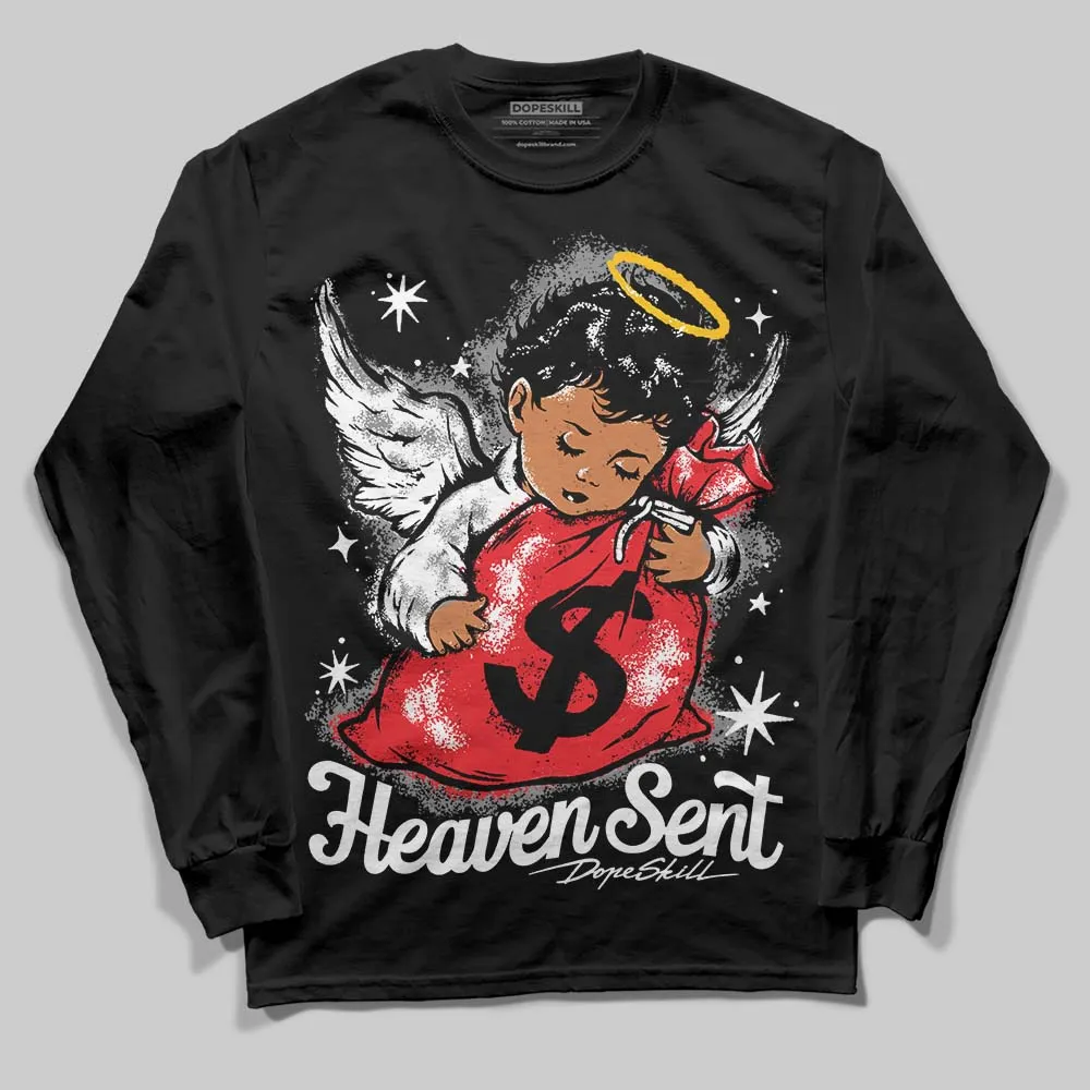 Rick Owens Black Leather Sneaker DopeSkill Long Sleeve T-Shirt Heaven Sent Graphic sold by DopeSkill