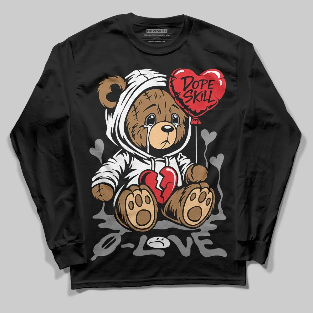 Rick Owens Black Leather Sneaker DopeSkill Long Sleeve T-Shirt Broken Bear Graphic sold by DopeSkill