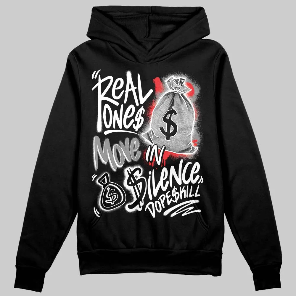 Rick Owens Black Leather Sneaker DopeSkill Hoodie Sweatshirt Real Ones Move In Silence Graphic sold by DopeSkill