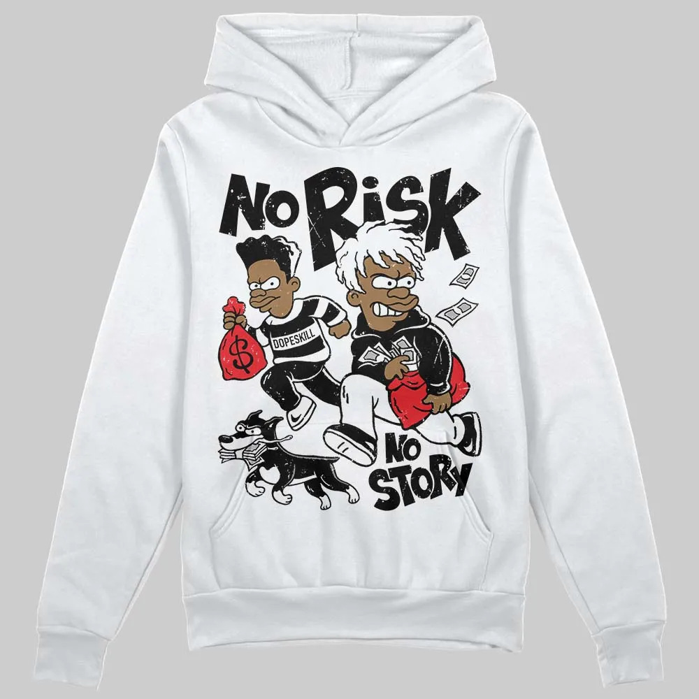 Rick Owens Black Leather Sneaker DopeSkill Hoodie Sweatshirt No Risk No Story Graphic sold by DopeSkill product image thumbnail 2