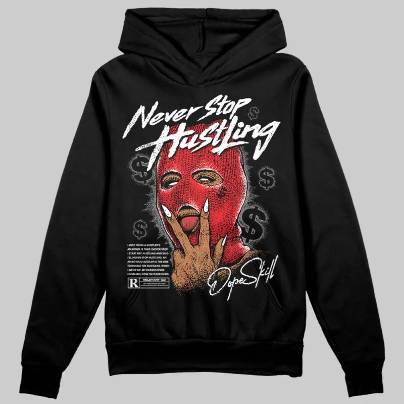 Rick Owens Black Leather Sneaker DopeSkill Hoodie Sweatshirt Never Stop Hustling Graphic sold by DopeSkill