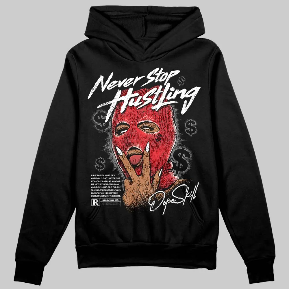 Rick Owens Black Leather Sneaker DopeSkill Hoodie Sweatshirt Never Stop Hustling Graphic sold by DopeSkill