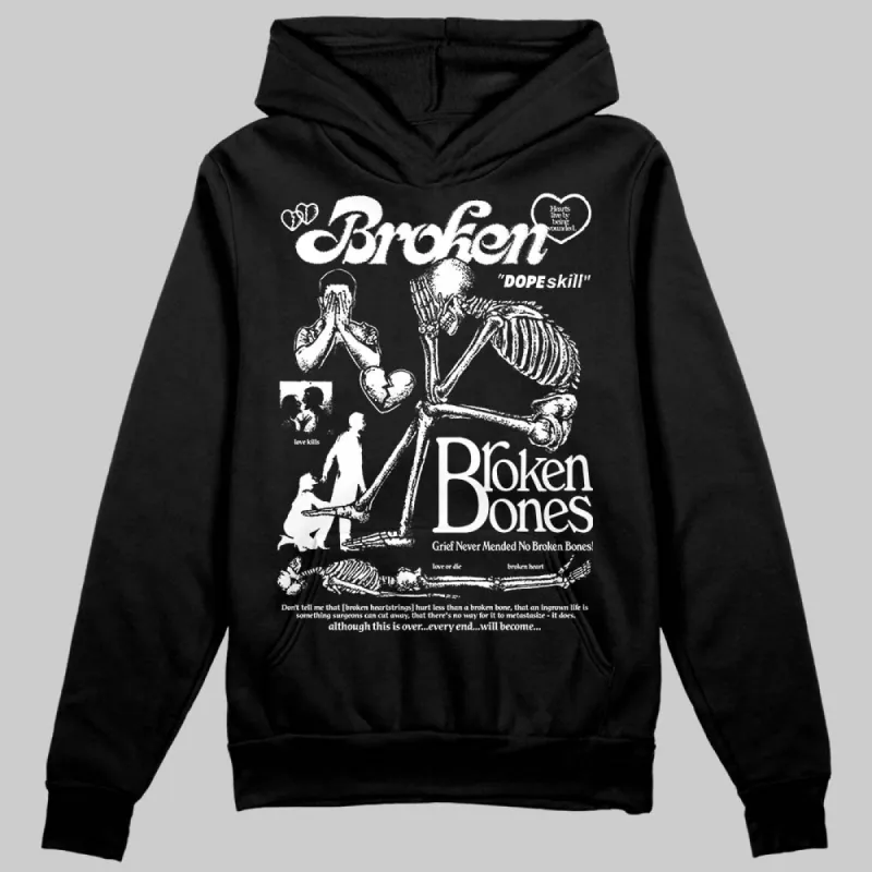 Rick Owens Black Leather Sneaker DopeSkill Hoodie Sweatshirt Broken Bones Graphic sold by DopeSkill