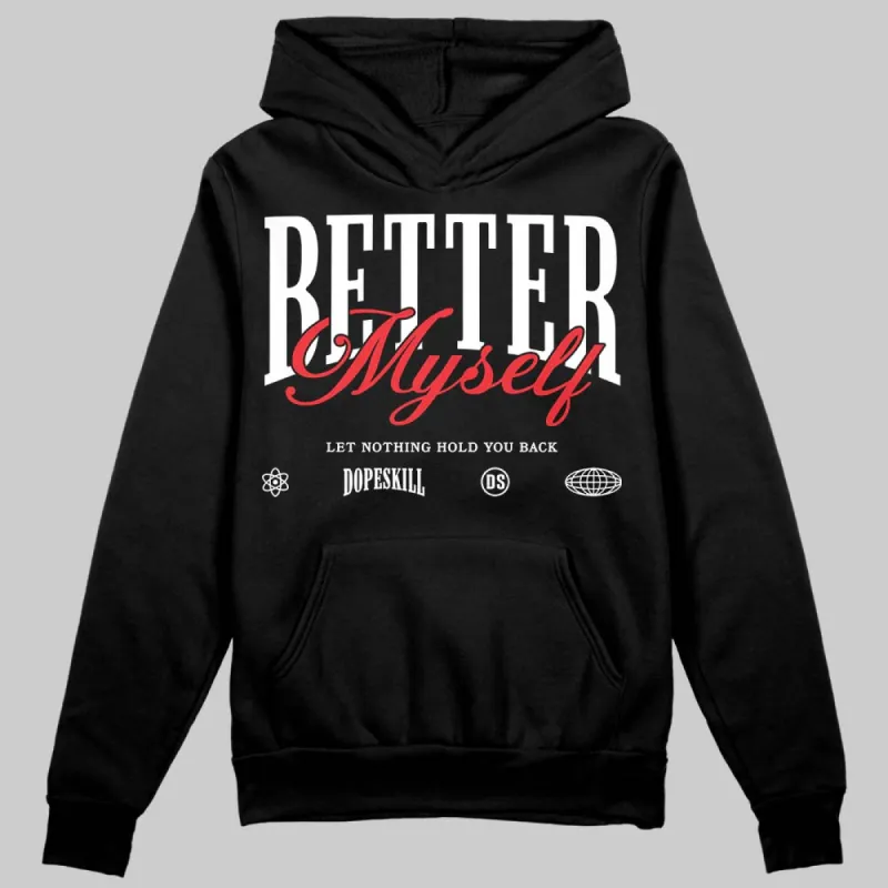 Rick Owens Black Leather Sneaker DopeSkill Hoodie Sweatshirt Better Myself Graphic sold by DopeSkill