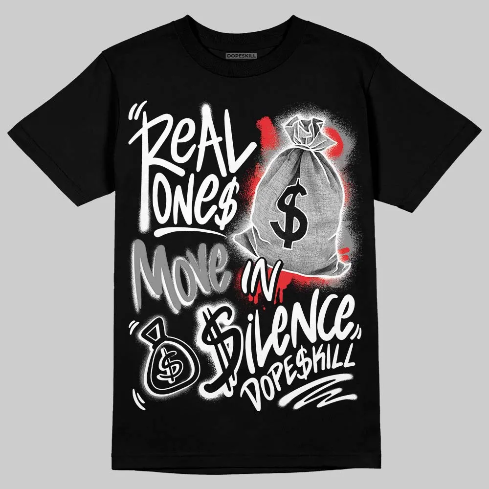 Rick Owens Black Leather Sneaker DopeSkill T-Shirt Real Ones Move In Silence Graphic sold by DopeSkill