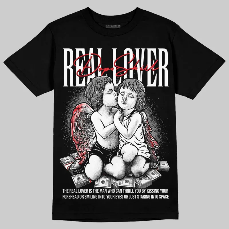 Rick Owens Black Leather Sneaker DopeSkill T-Shirt Real Lover Graphic sold by DopeSkill
