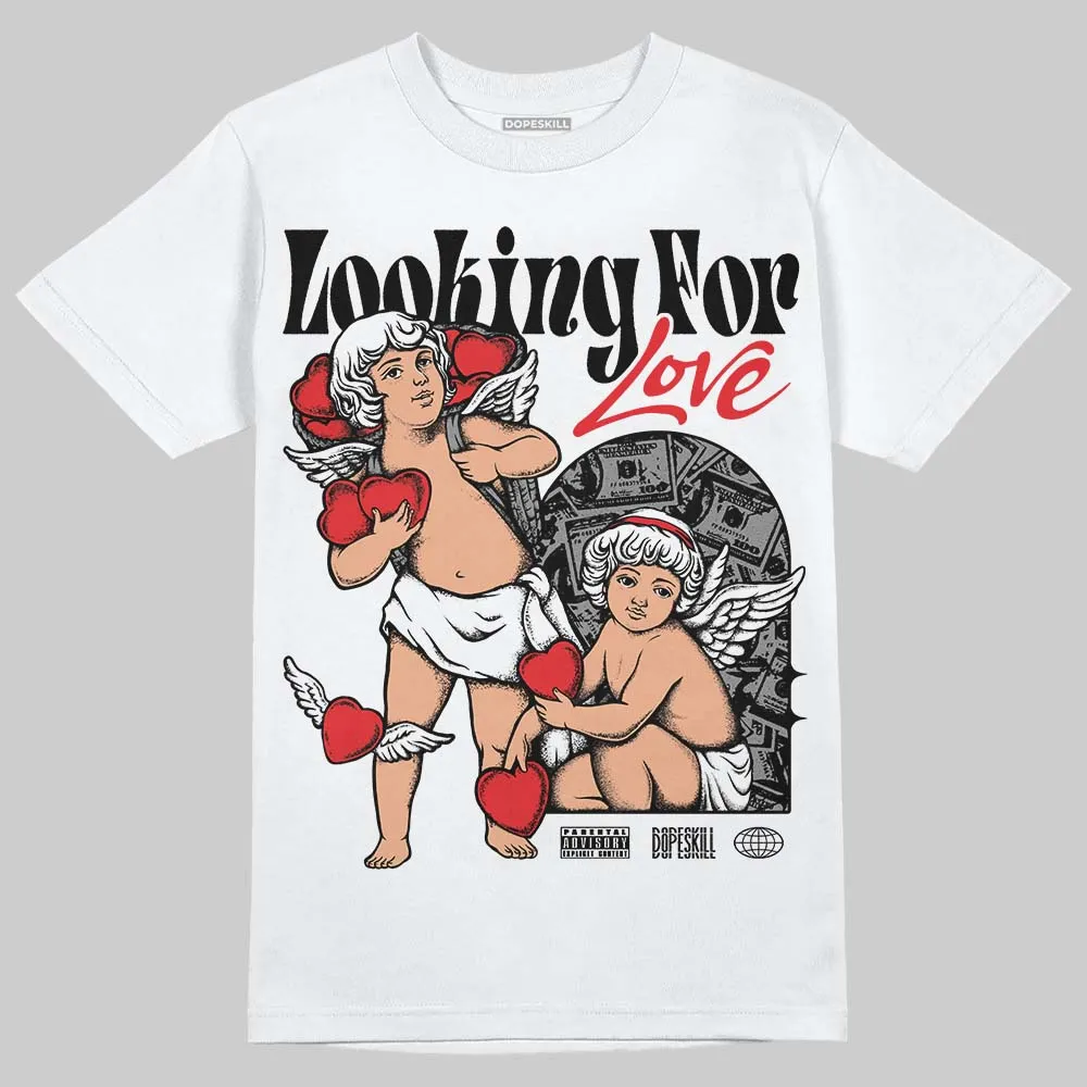 Rick Owens Black Leather Sneaker DopeSkill T-Shirt Looking For Love Graphic sold by DopeSkill product image thumbnail 2