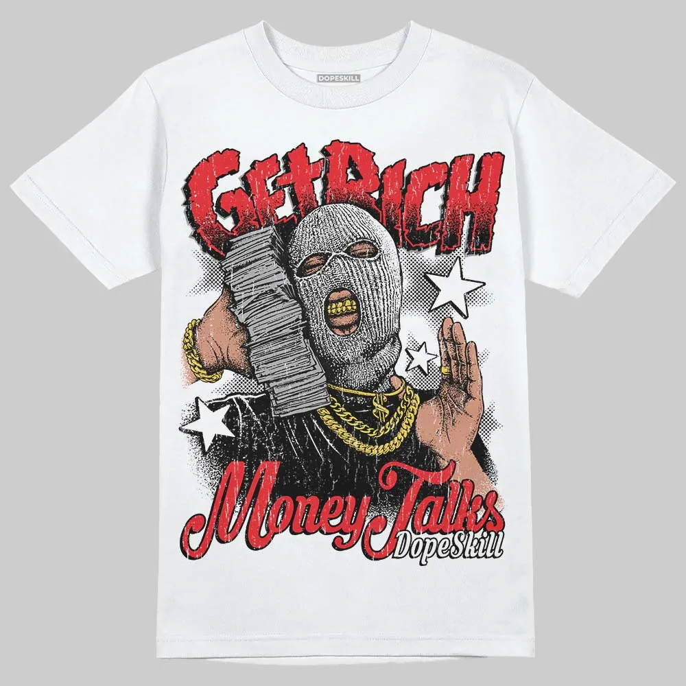 Rick Owens Black Leather Sneaker DopeSkill T-Shirt Get Rich Graphic sold by DopeSkill product image thumbnail 2