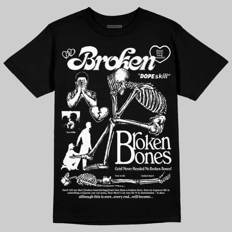 Rick Owens Black Leather Sneaker DopeSkill T-Shirt Broken Bones Graphic sold by DopeSkill