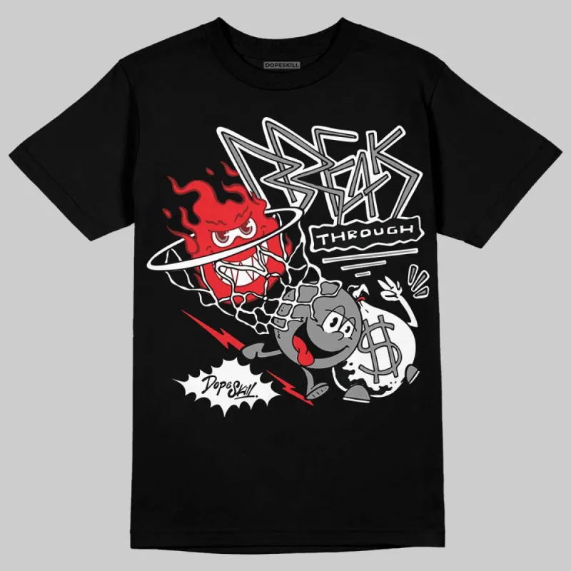 Rick Owens Black Leather Sneaker DopeSkill T-Shirt Break Through Graphic made by DopeSkill