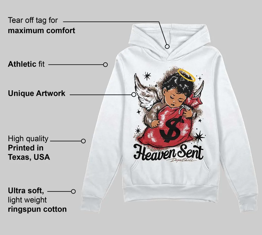 Olive 9s DopeSkill Hoodie Sweatshirt Heaven Sent Graphic sold by DopeSkill product image thumbnail 3