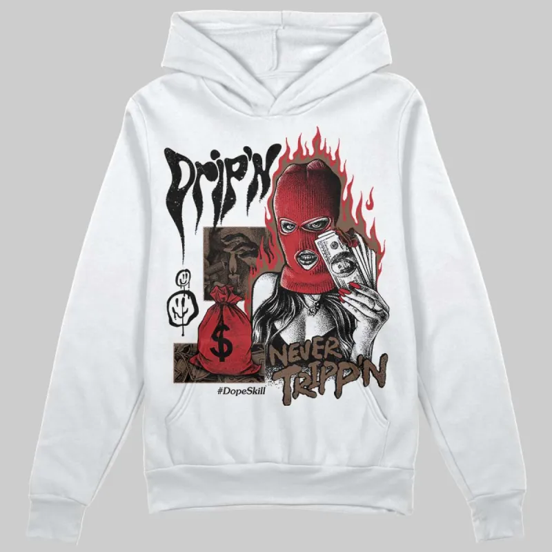 Olive 9s DopeSkill Hoodie Sweatshirt Drip'n Never Tripp'n Graphic sold by DopeSkill