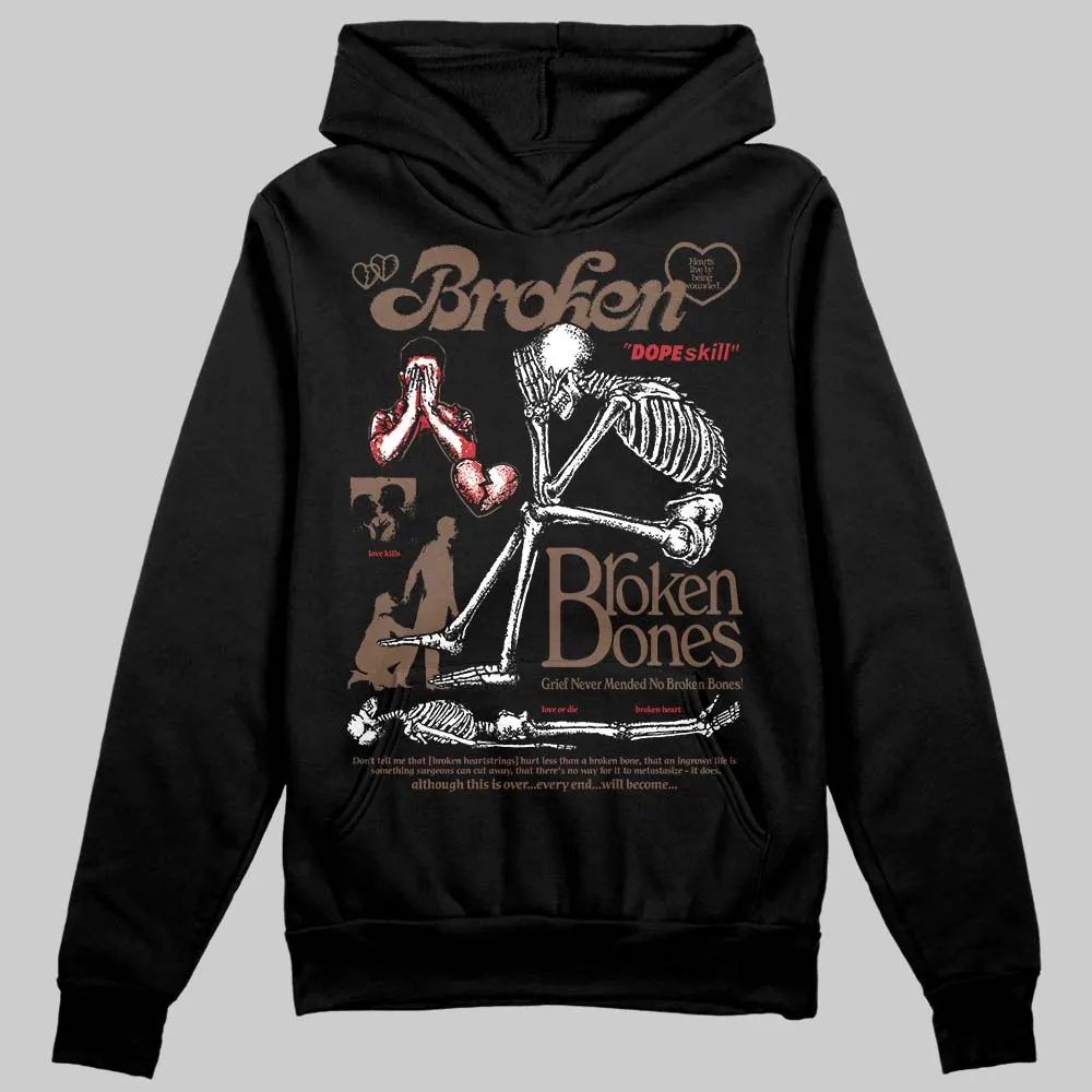 Olive 9s DopeSkill Hoodie Sweatshirt Broken Bones Graphic sold by DopeSkill product image thumbnail 2