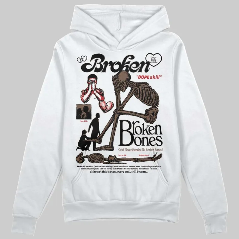 Olive 9s DopeSkill Hoodie Sweatshirt Broken Bones Graphic sold by DopeSkill