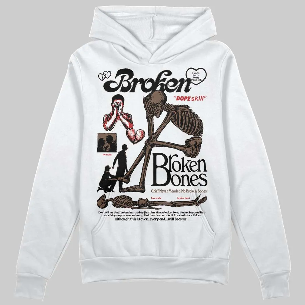 Olive 9s DopeSkill Hoodie Sweatshirt Broken Bones Graphic sold by DopeSkill