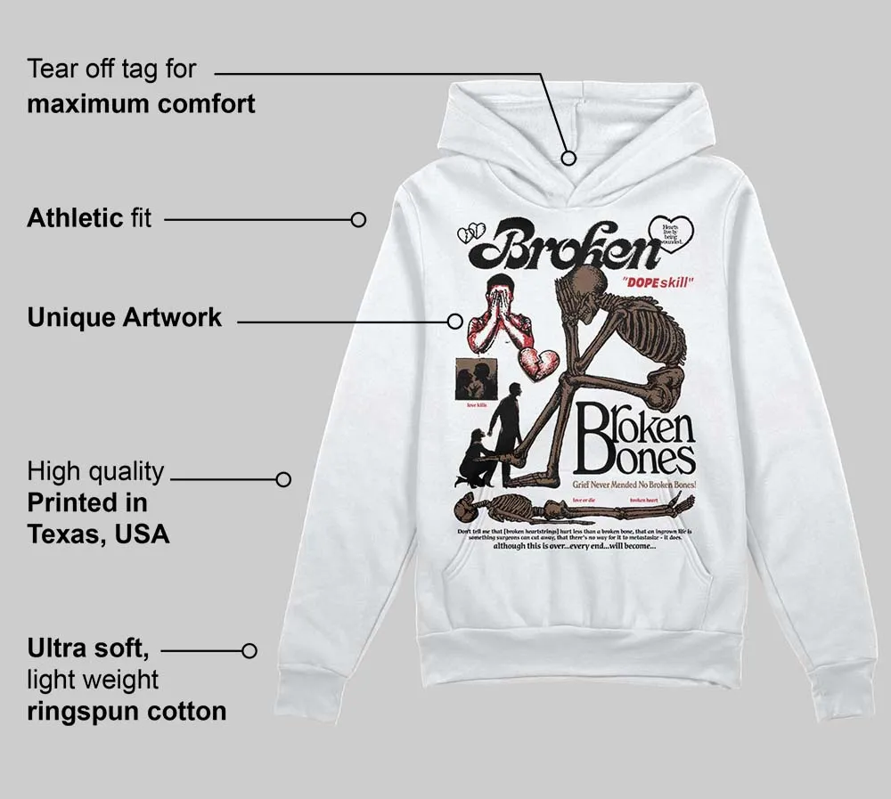 Olive 9s DopeSkill Hoodie Sweatshirt Broken Bones Graphic sold by DopeSkill product image thumbnail 3