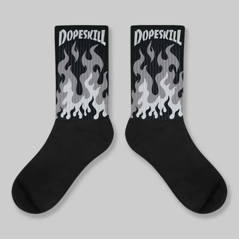 Fear 4s DopeSkill Sublimated Socks FIRE Graphic sold by DopeSkill
