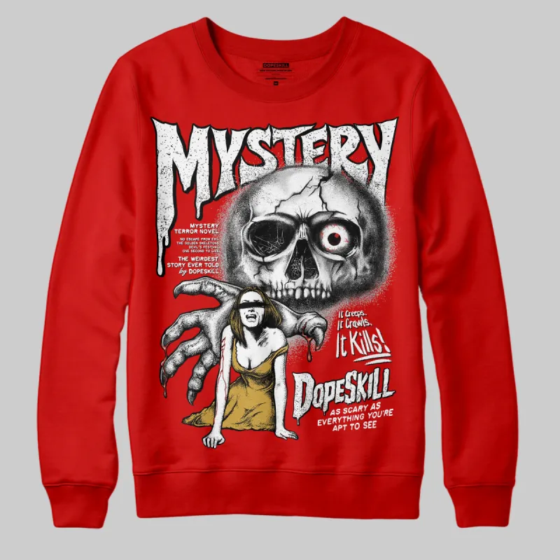 Bred Velvet 11s DopeSkill Red Sweatshirt Mystery Ghostly Grasp Graphic sold by DopeSkill