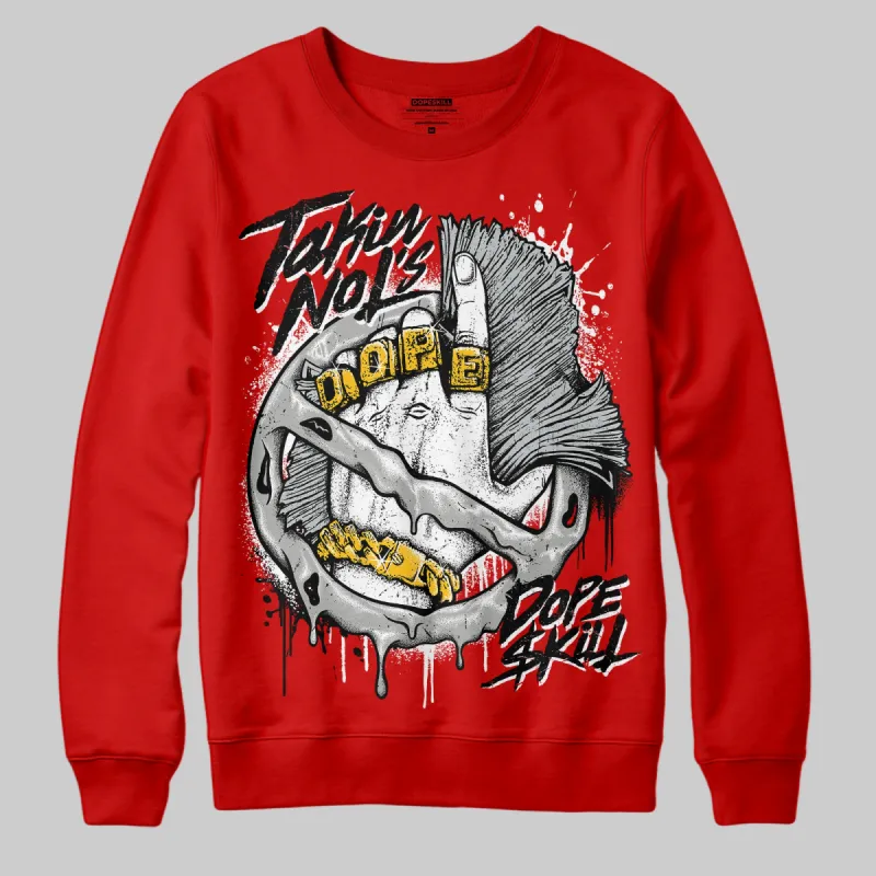 Bred Velvet 11s DopeSkill Red Sweatshirt Takin No L's Graphic sold by DopeSkill