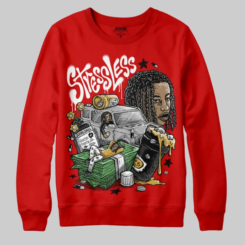 Bred Velvet 11s DopeSkill Red Sweatshirt Stressless Graphic sold by DopeSkill