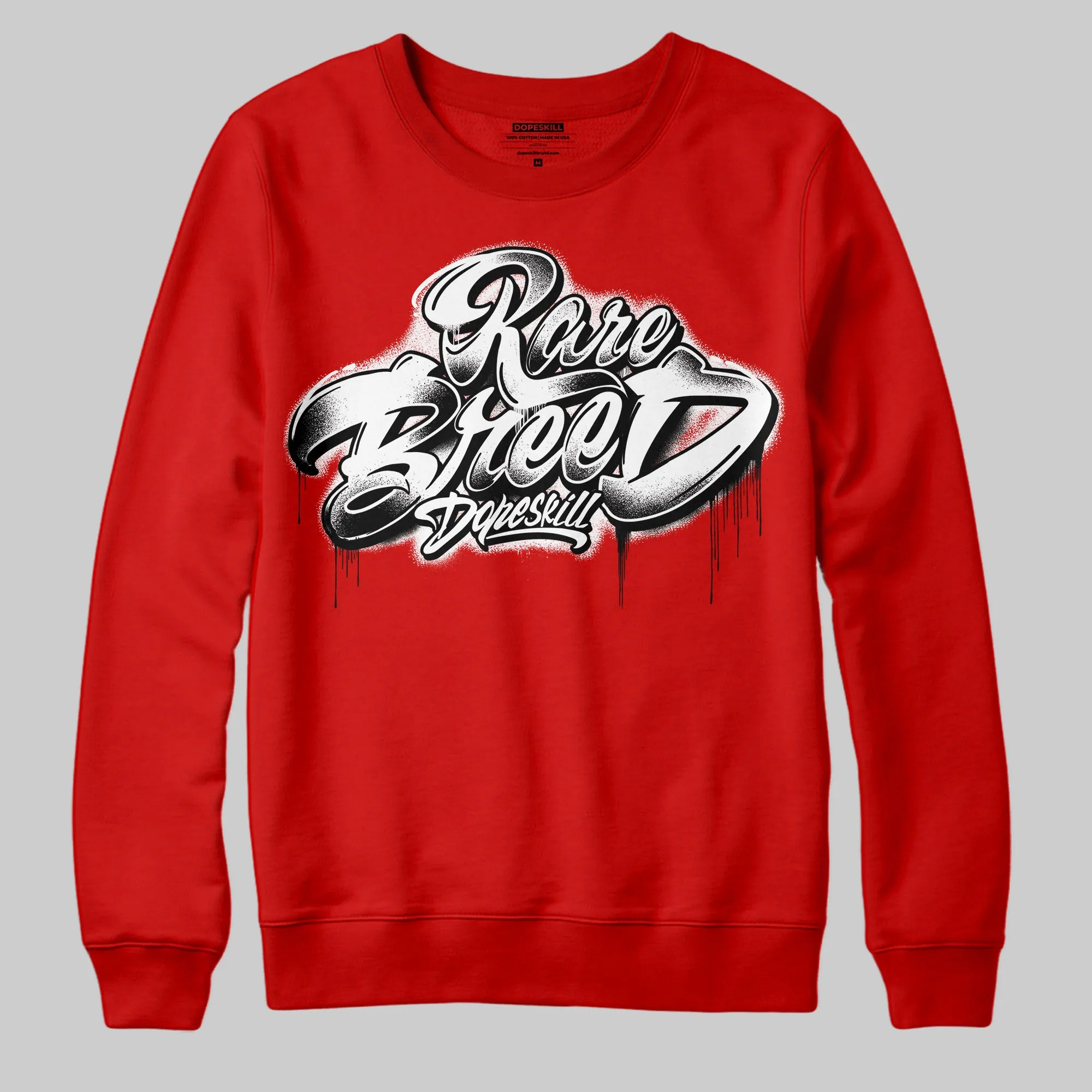 Bred Velvet 11s DopeSkill Red Sweatshirt Rare Breed Type Graphic sold by DopeSkill