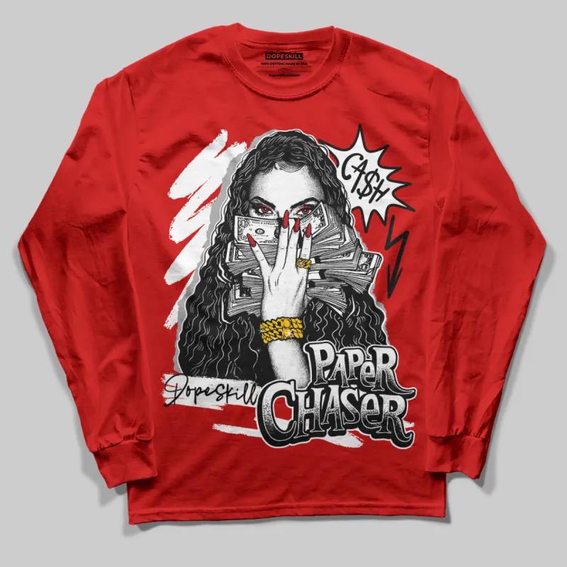 Bred Velvet 11s DopeSkill Red Long Sleeve T-Shirt NPC Graphic sold by DopeSkill