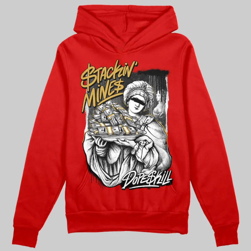 Bred Velvet 11s DopeSkill Red Hoodie Sweatshirt Stackin Mines Graphic sold by DopeSkill