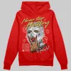 Bred Velvet 11s DopeSkill Red Hoodie Sweatshirt Never Stop Hustling Graphic sold by DopeSkill
