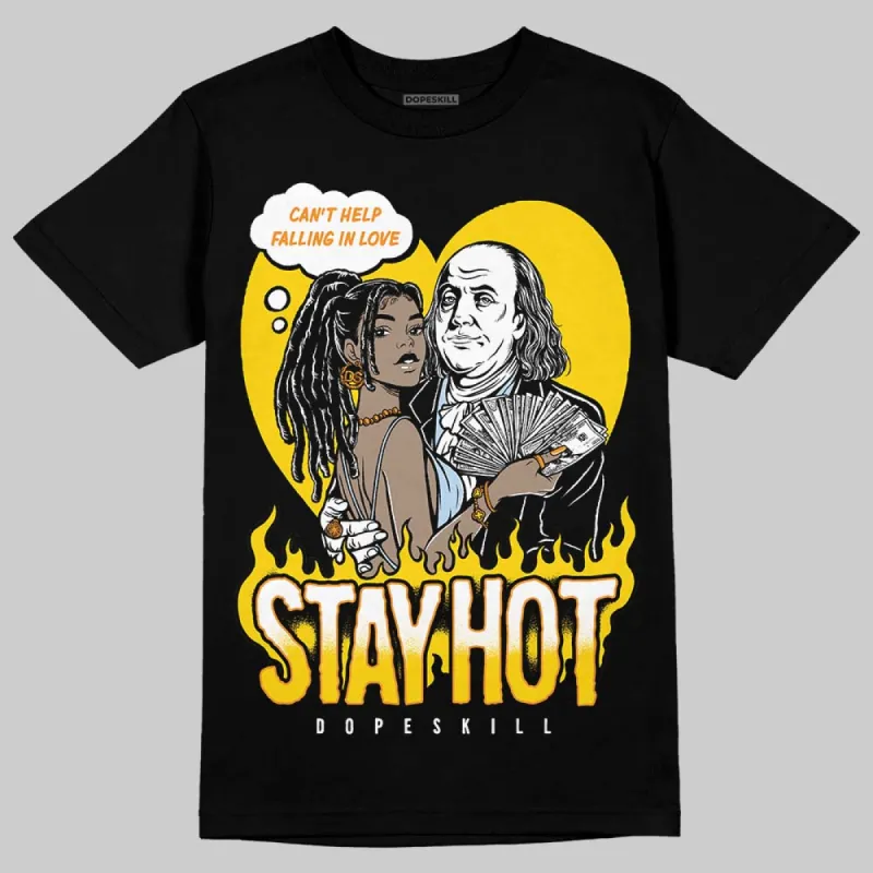 Yellow Ochre 6s DopeSkill T-Shirt Stay Hot Graphic sold by DopeSkill