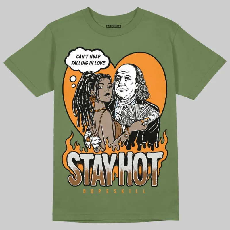 Olive 5s DopeSkill Olive T-shirt Stay Hot Graphic sold by DopeSkill