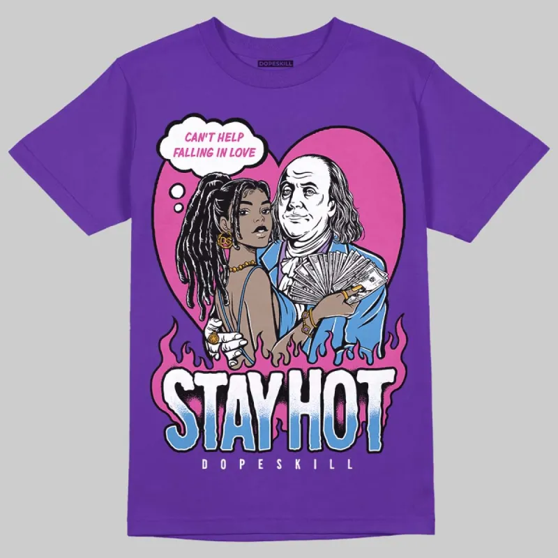 PURPLE Collection DopeSkill Purple T-shirt Stay Hot Graphic sold by DopeSkill