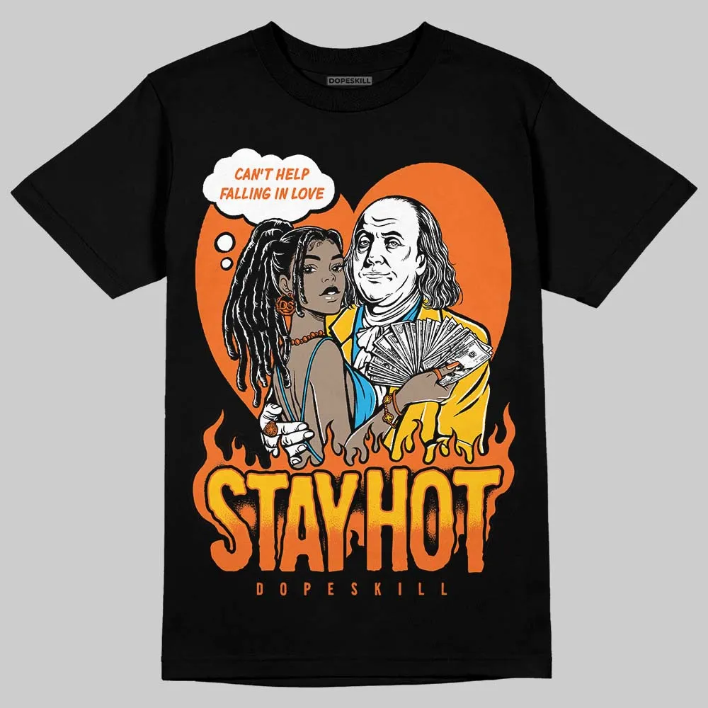 Orange Black White DopeSkill T-Shirt Stay Hot Graphic sold by DopeSkill product image thumbnail 2