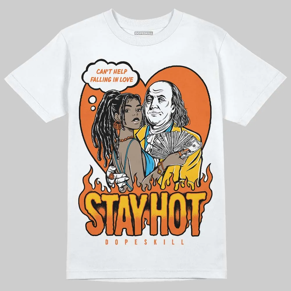Orange Black White DopeSkill T-Shirt Stay Hot Graphic sold by DopeSkill