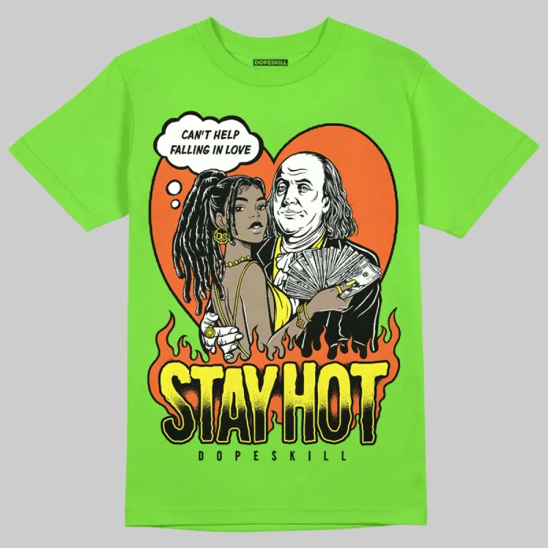 Neon Green Collection DopeSkill Neon Green T-shirt Stay Hot Graphic sold by DopeSkill