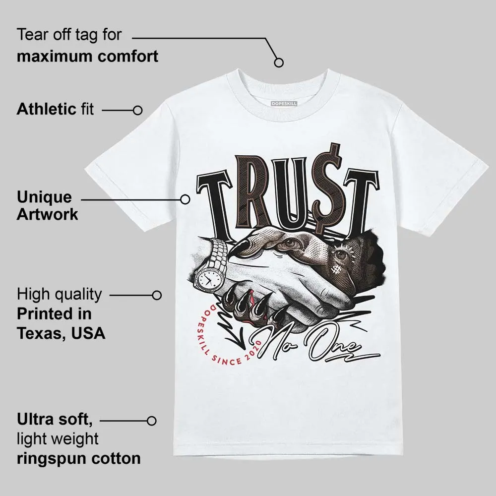 Olive 9s DopeSkill T-Shirt Trust No One Graphic sold by DopeSkill product image thumbnail 3
