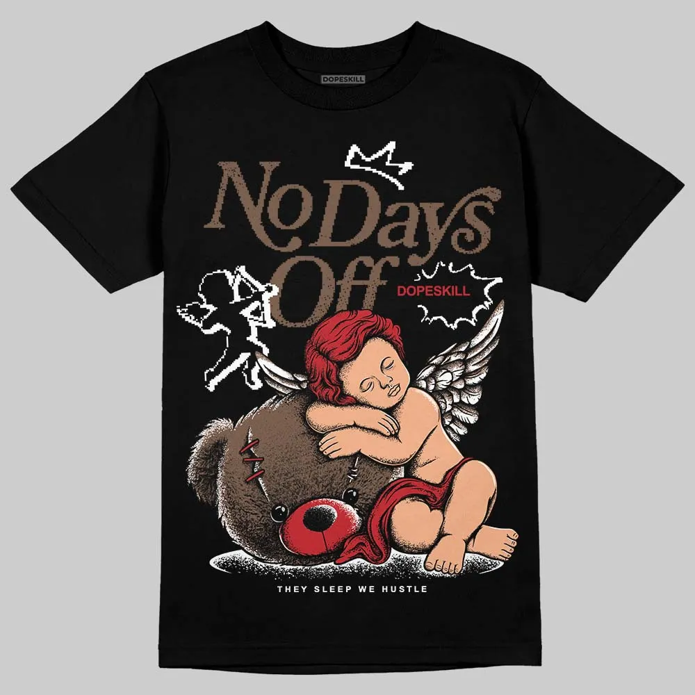 Olive 9s DopeSkill T-Shirt New No Days Off Graphic sold by DopeSkill product image thumbnail 2