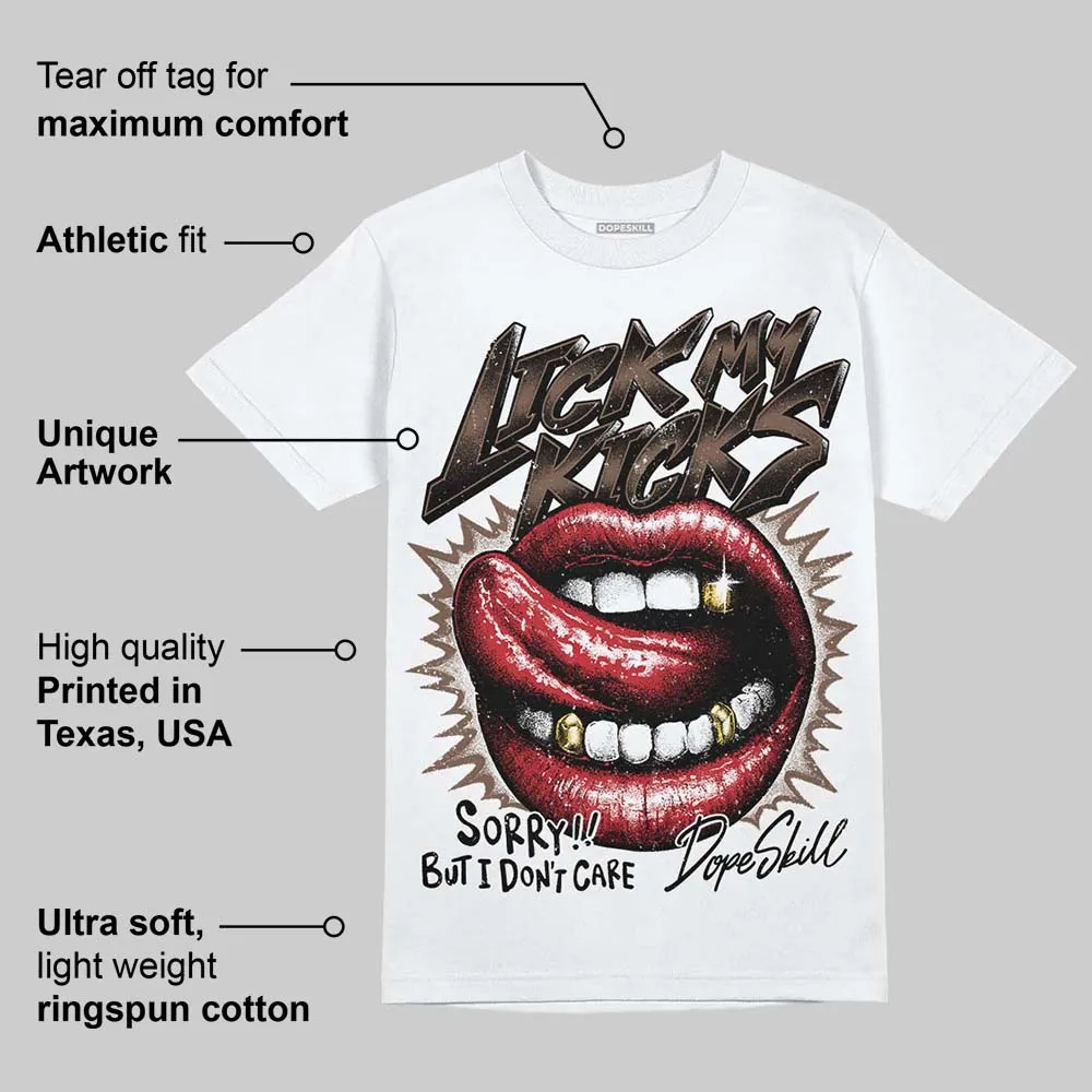 Olive 9s DopeSkill T-Shirt Lick My Kicks Graphic sold by DopeSkill product image thumbnail 3