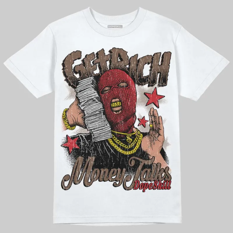 Olive 9s DopeSkill T-Shirt Get Rich Graphic sold by DopeSkill