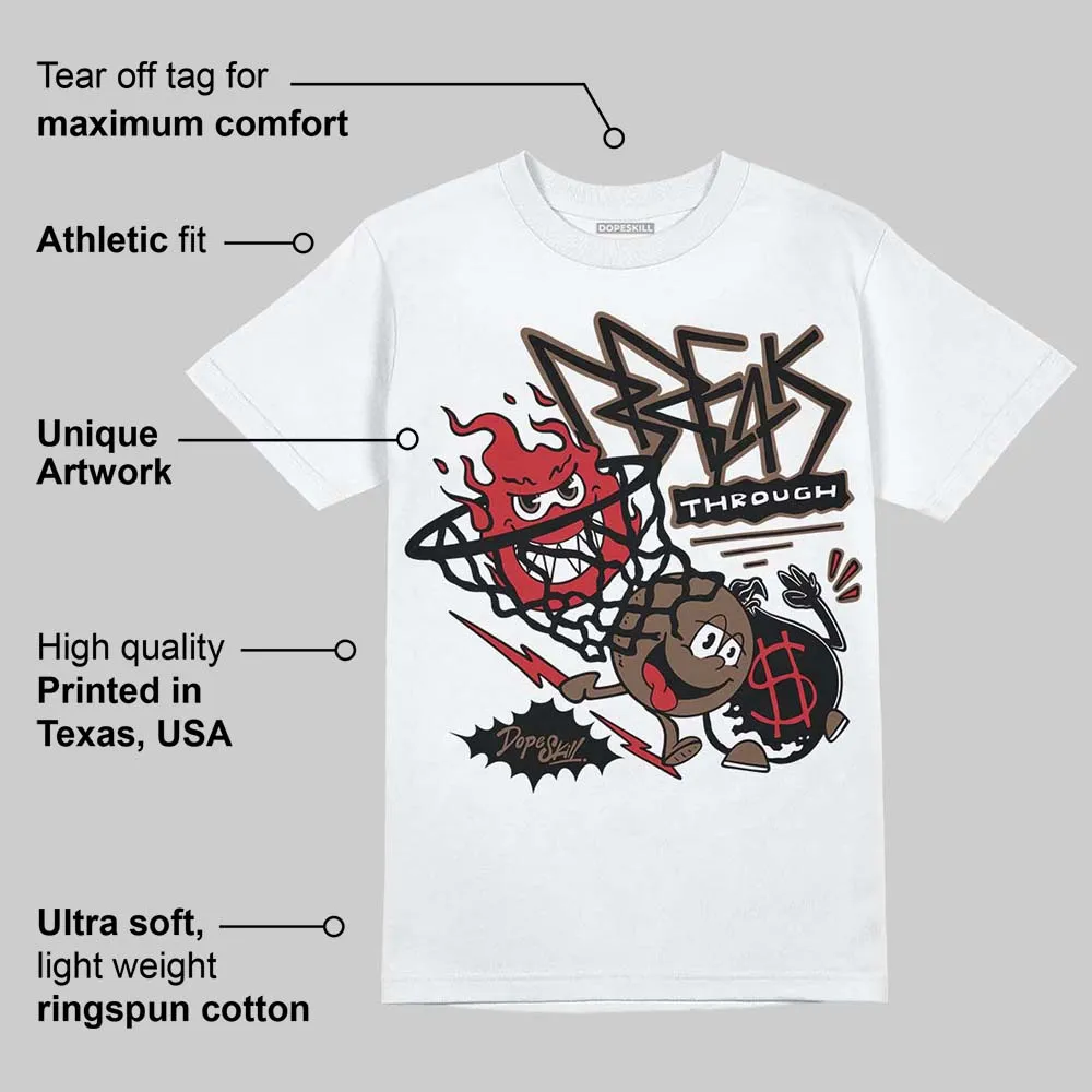 Olive 9s DopeSkill T-Shirt Break Through Graphic sold by DopeSkill product image thumbnail 3