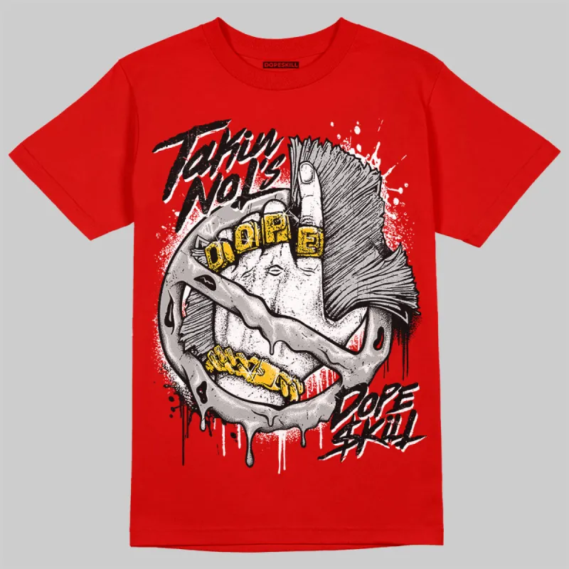 Bred Velvet 11s DopeSkill Red T-shirt Takin No L's Graphic sold by DopeSkill