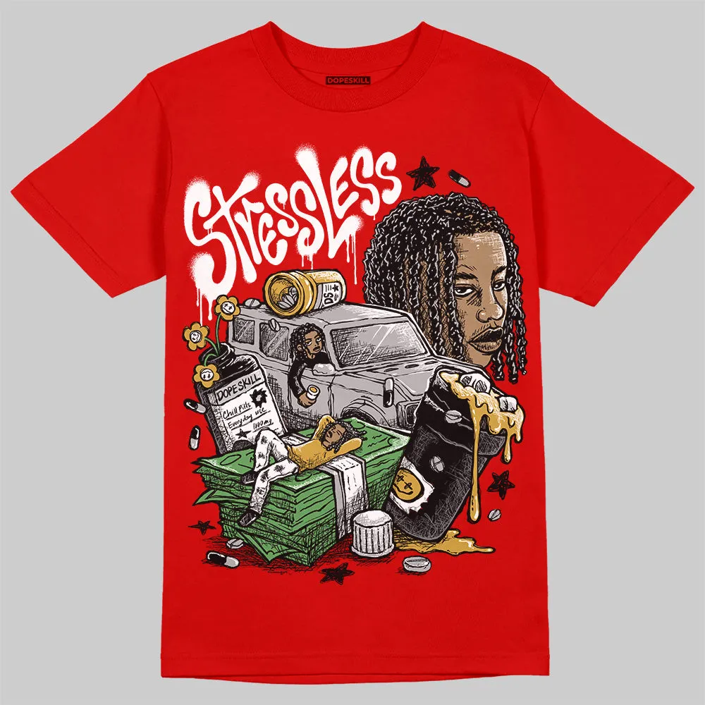 Bred Velvet 11s DopeSkill Red T-shirt Stressless Graphic sold by DopeSkill