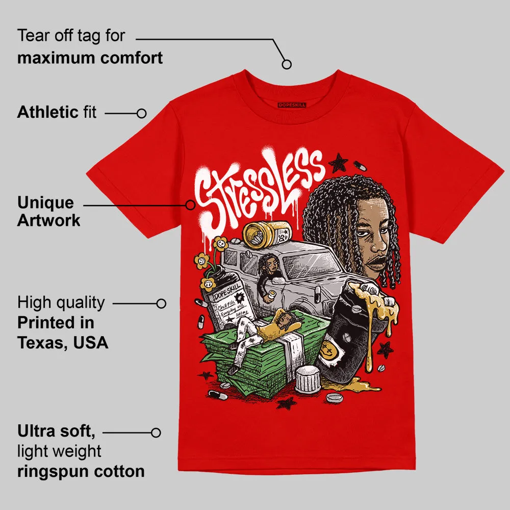 Bred Velvet 11s DopeSkill Red T-shirt Stressless Graphic sold by DopeSkill product image thumbnail 2