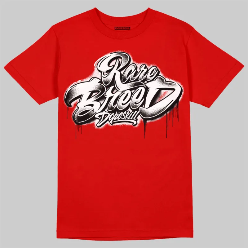 Bred Velvet 11s DopeSkill Red T-shirt Rare Breed Type Graphic sold by DopeSkill