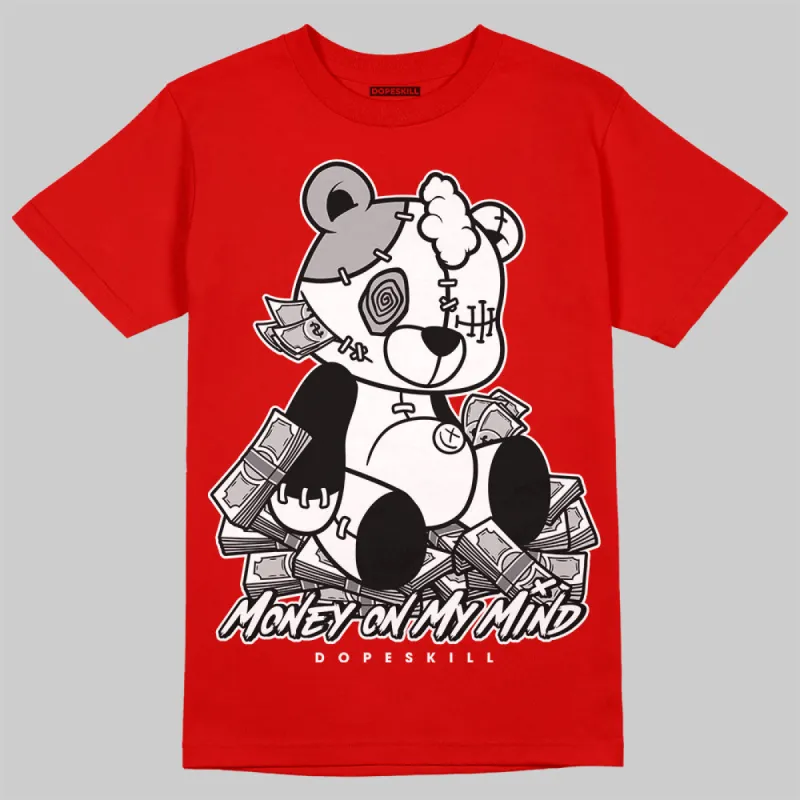 Bred Velvet 11s DopeSkill Red T-shirt MOMM Bear Graphic sold by DopeSkill
