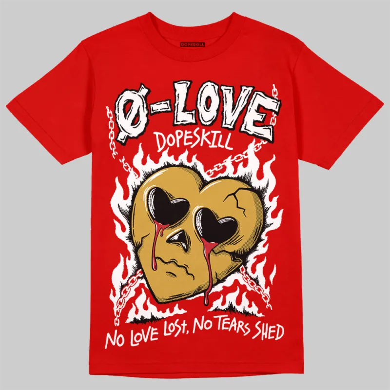 Bred Velvet 11s DopeSkill Red T-shirt Crying Heart Graphic sold by DopeSkill